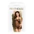 Dilyana- Penthouse All Yours sexy translucent thong dress set black size M/L [3]