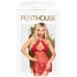 Seductive dress and thong set Penthouse Libido boost red [2]
