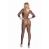 Pink Lipstick Risque Open Bottom Mesh Bodysuit [1]
