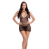 Spellbinding Black Sexy Mesh Mini Dress