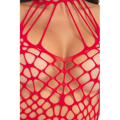 Color* Dilyana- Shreds Of Decency erotic mesh dress red [2]