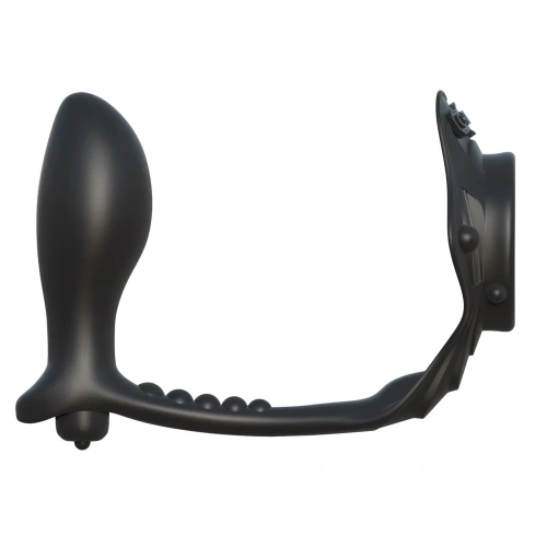 **Nina - Rock Hard Ass-Gasm Vibrating Prostate Stimulator with Penis and Testicle Clip [2]