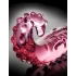 Nina - Embossed glass dildo Icicles #24 pink [2]