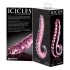 Nina - Embossed glass dildo Icicles #24 pink [4]