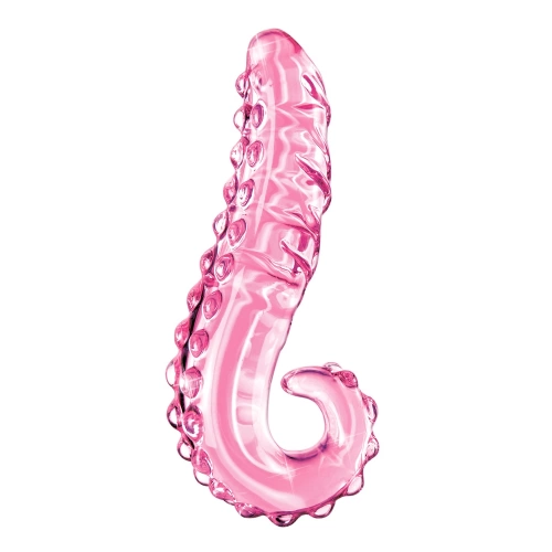 Nina - Embossed glass dildo Icicles #24 pink Nina - Embossed glass dildo Icicles #24 pink