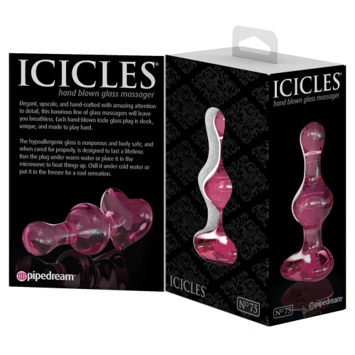 Icicles 75 glass anal dilator [5]