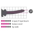 Dilyana Realistic glass dildo with vacuum attachment Icicles #86 pink [5]