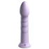 Nina - Embossed silicone Body Dock dildo Super Eight purple [1]