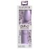 Nina - Embossed silicone Body Dock dildo Super Eight purple [4]
