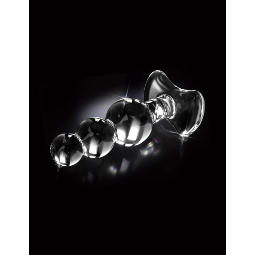 Icicles beaded glass butt plug [2]
