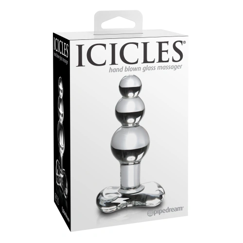 Icicles beaded glass butt plug [4]