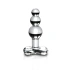 Icicles beaded glass butt plug