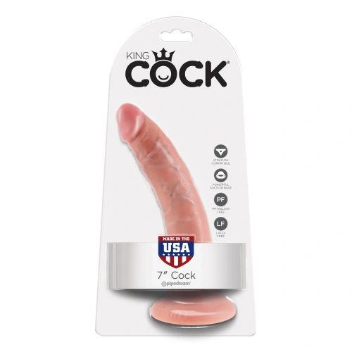 King 7'' Realistic Dildo [3]
