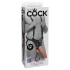 Strap-on belt with dildo King 12'' Suspender System [6]