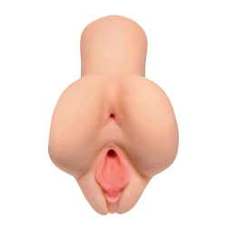 PDX Plus realistic vagina and anus masturbator light skin