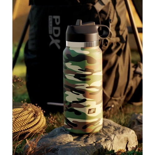 Nina - Discreet masturbator bottle PDX Plus Fap Flask Happy Camper camouflage color [5]