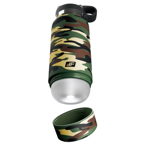 Nina - Discreet masturbator bottle PDX Plus Fap Flask Happy Camper camouflage color