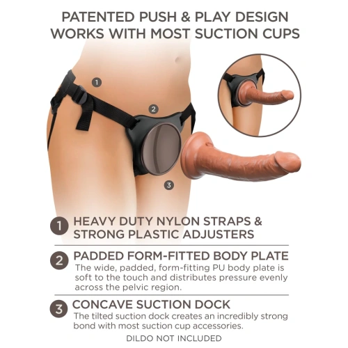 Body Dock Comfy Harness Vacuum Strapon Belt [6]
