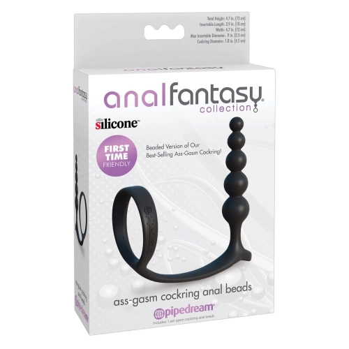 Irina size Anal Fantasy Anal Rosary Silicone Testicle Clamp [4]