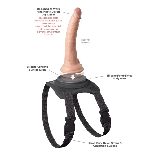 Nina - Body Dock Lap Strap Vacuum Grip Strap-on Lap Strap [2]