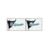 Strap-on with 2 silicone dildos 6" and 7" Dillio Body Dock SE [2]