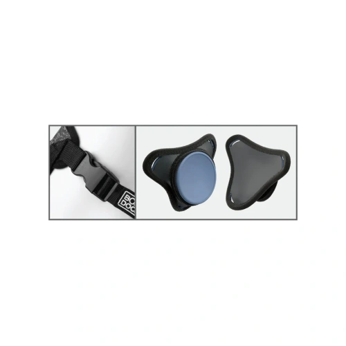 Strap-on with 2 silicone dildos 6" and 7" Dillio Body Dock SE [3]
