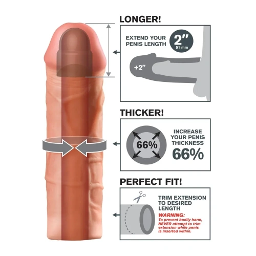 Nina - Realistic Penis Enlarger Mega Extension 2 [1]