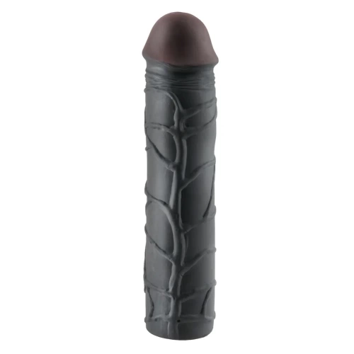 Color* Dilyana- Penis thickener and extender made of cyber skin Mega 3 Extension black