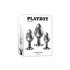 Playboy - Pleasure 3 Ways metal butt plug set of 3 pieces [13]