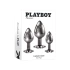 Playboy - Pleasure 3 Ways metal butt plug set of 3 pieces [14]