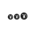 Playboy - Pleasure 3 Ways metal butt plug set of 3 pieces [2]