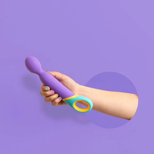 ​Rechargeable Wand massager made of silicone Base [7]