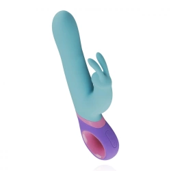 ​​Rechargeable rotating G-spot rabbit vibrator made of silicone Meta