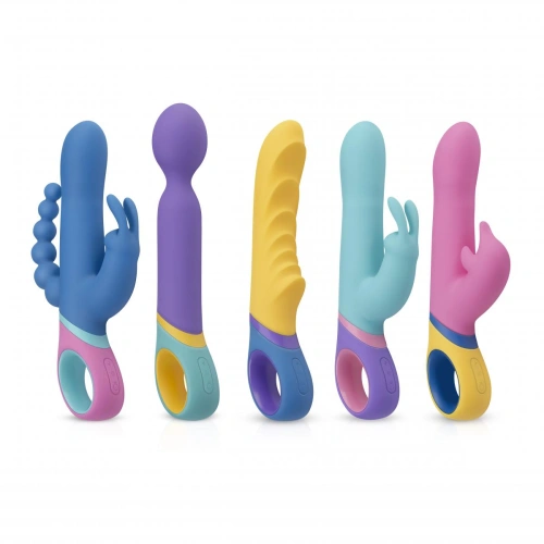 ​Rechargeable rotating anal-vaginal rabbit vibrator made of silicone Vice [8]