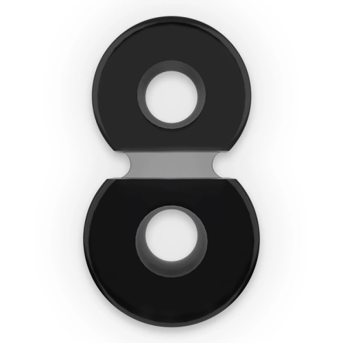 Double penis ring Powering black [3]