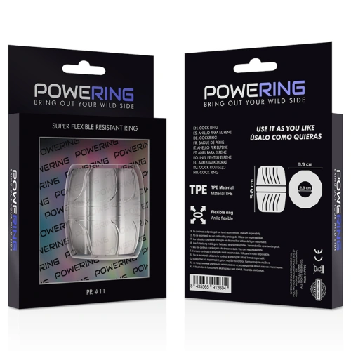Thick super elastic penis ring Power Ring PR 11 transparent [4]