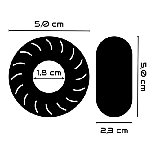 Thick penis ring Powering PR 08 black [4]