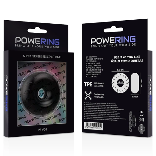 Thick penis ring Powering PR 08 black [5]