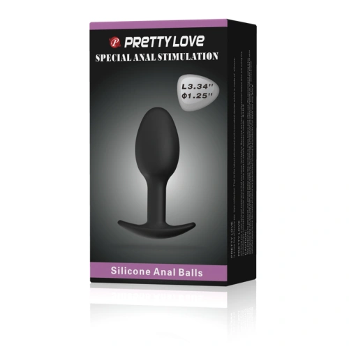 Pretty Love Extra Weight Small Silicone Butt Plug [7]
