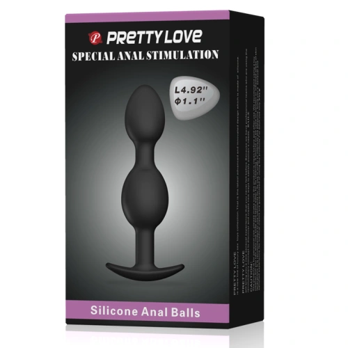 Anal stimulator from silicone Anal Balls M [5]