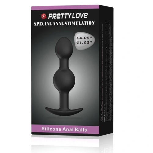 Butt Plug with silicone Anal Balls [6]