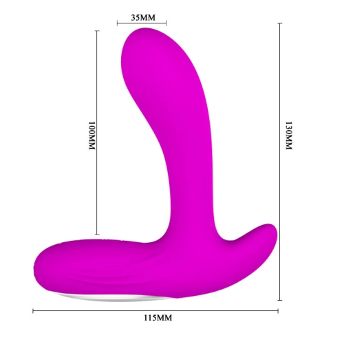 Powerful Vibrating Prostate Stimulator Backie Pink [4]