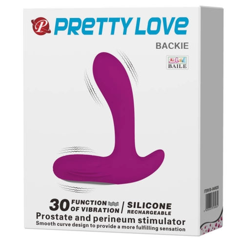 Powerful Vibrating Prostate Stimulator Backie Pink [8]