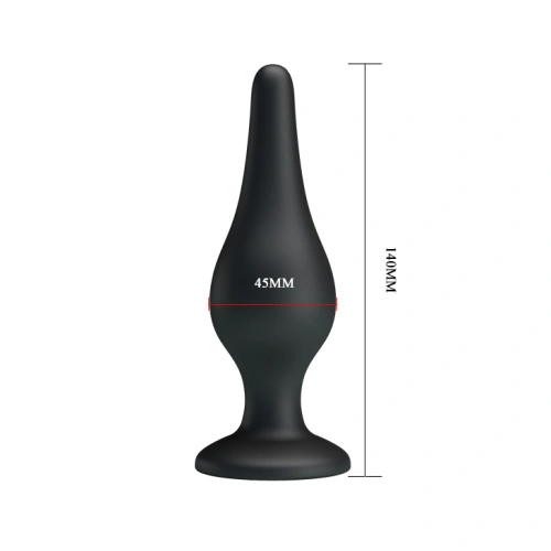Silicone Butt plug with vacuum base Sensitive [4]