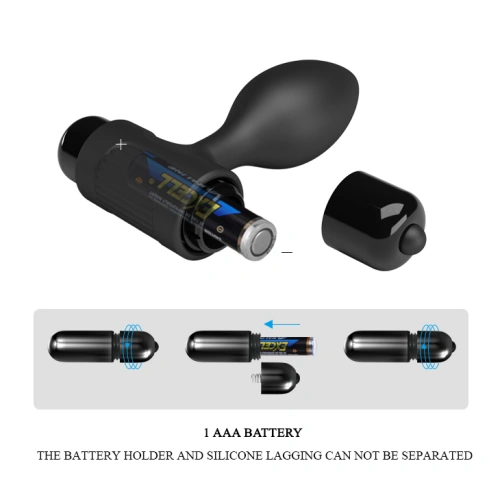 Small vibrating butt plug Vibra Plug [7]