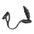Silicone Vibrating Prostate Stimulator with Double Penis Ring Sleeve III [1]