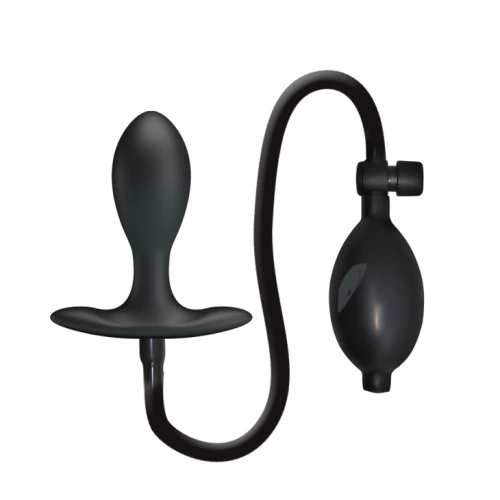 Inflatable anal expander with additional weight Inflatable Plug II
