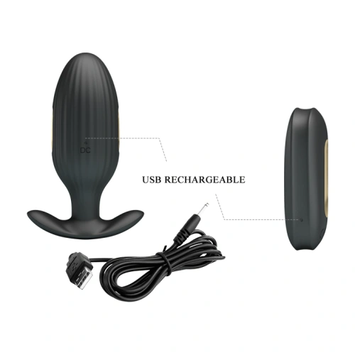 Anal stimulator with remote and electrostimulation Pretty Love Kelly [6]