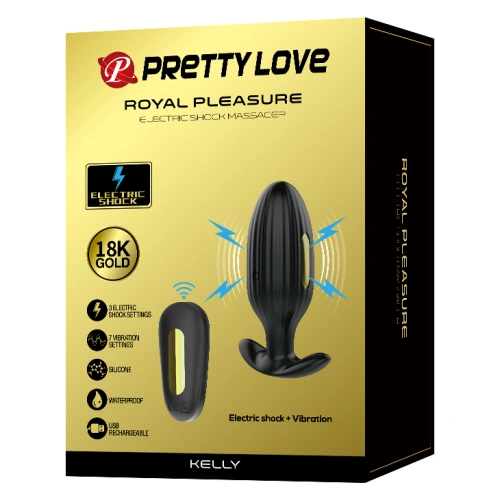 Anal stimulator with remote and electrostimulation Pretty Love Kelly [7]