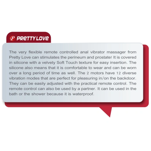 Terrance Remote Control Rechargeable Anal Stimulator [8]